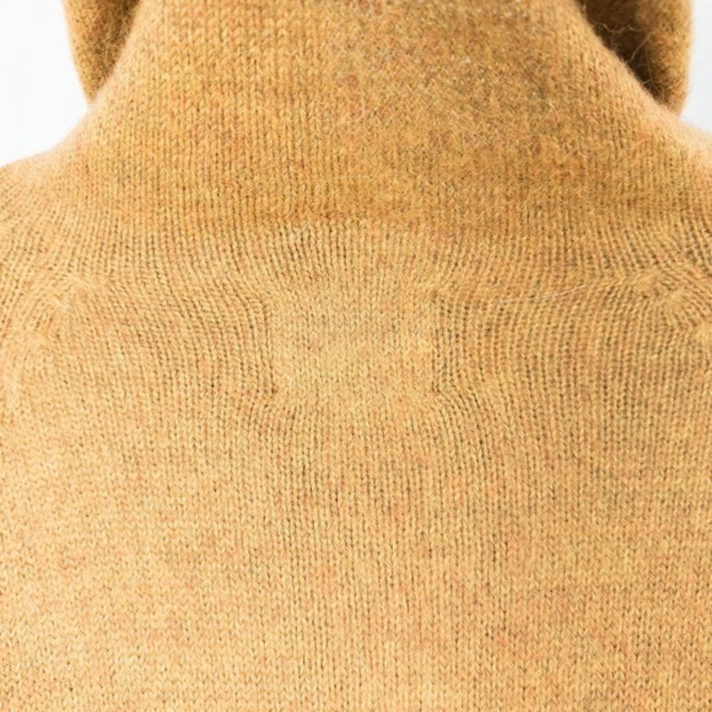 The Alpaca Connection Handmade Full Zip Hooded Sweater Medium* Tan Boho Granola - Picture 13 of 16